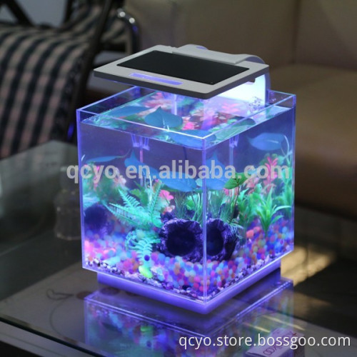 LED lamp acrylic fish tank aquarium for coffe table aquarium